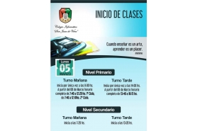 INICIO DEL CICLO LECTIVO 2018
