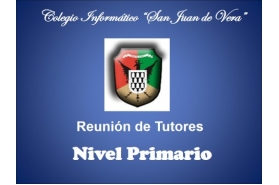 Reunión de tutores Nivel Primario 2019